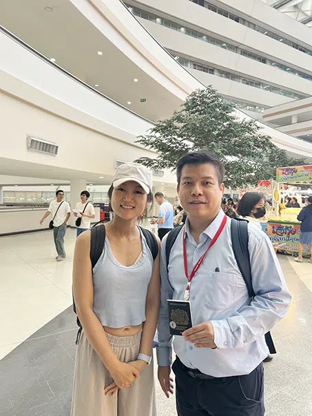 ภาพประชาสัมพันธ์บริการทำวีซ่า